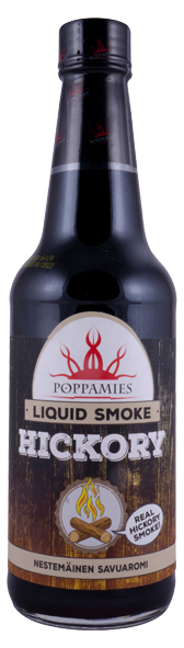 Poppamies Liquid Smoke Hickory nestemäinen savu pullo