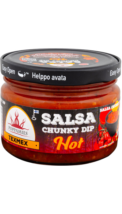 Poppamies Salsa Dip Hot purkki