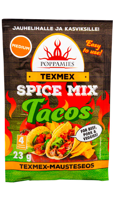 Poppamies Spice Mix Tacos pussi