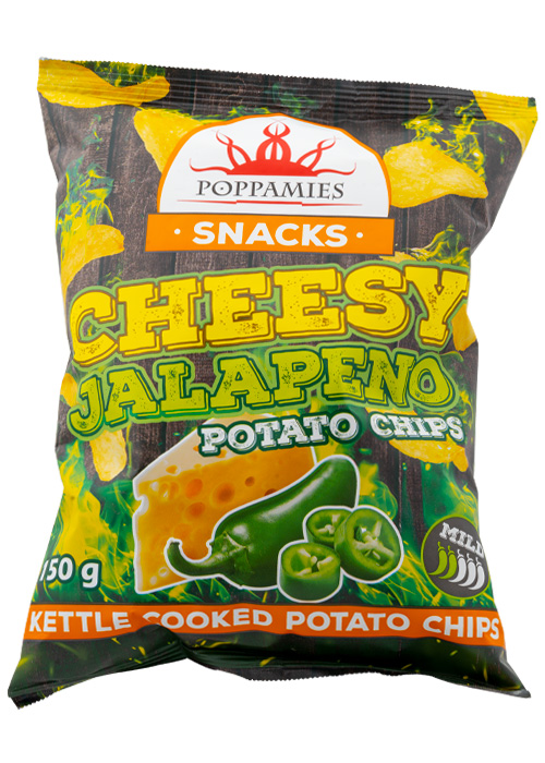 Poppamies Cheesy Jalapeno sipsipussi