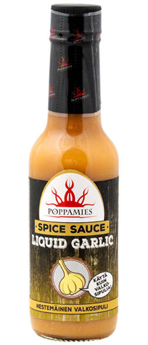 Poppamies Liquid Garlic maustekastike pullo