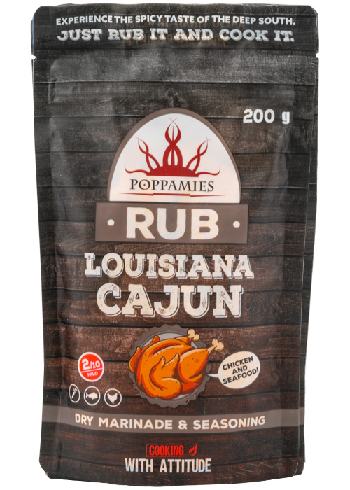 Poppamies Louisiana Cajun RUB mausteseos pussi